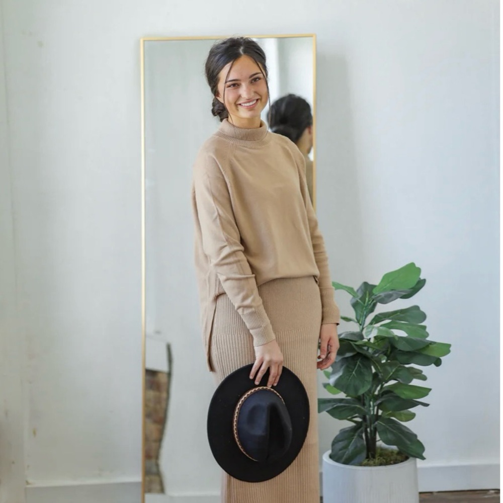 Knit Sweater and Skirt Set